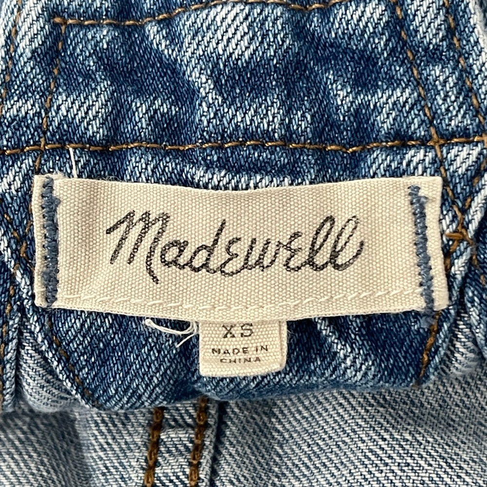 MADEWELL Adirondack Short Denim Overalls Dawkins - Picture 2 of 16